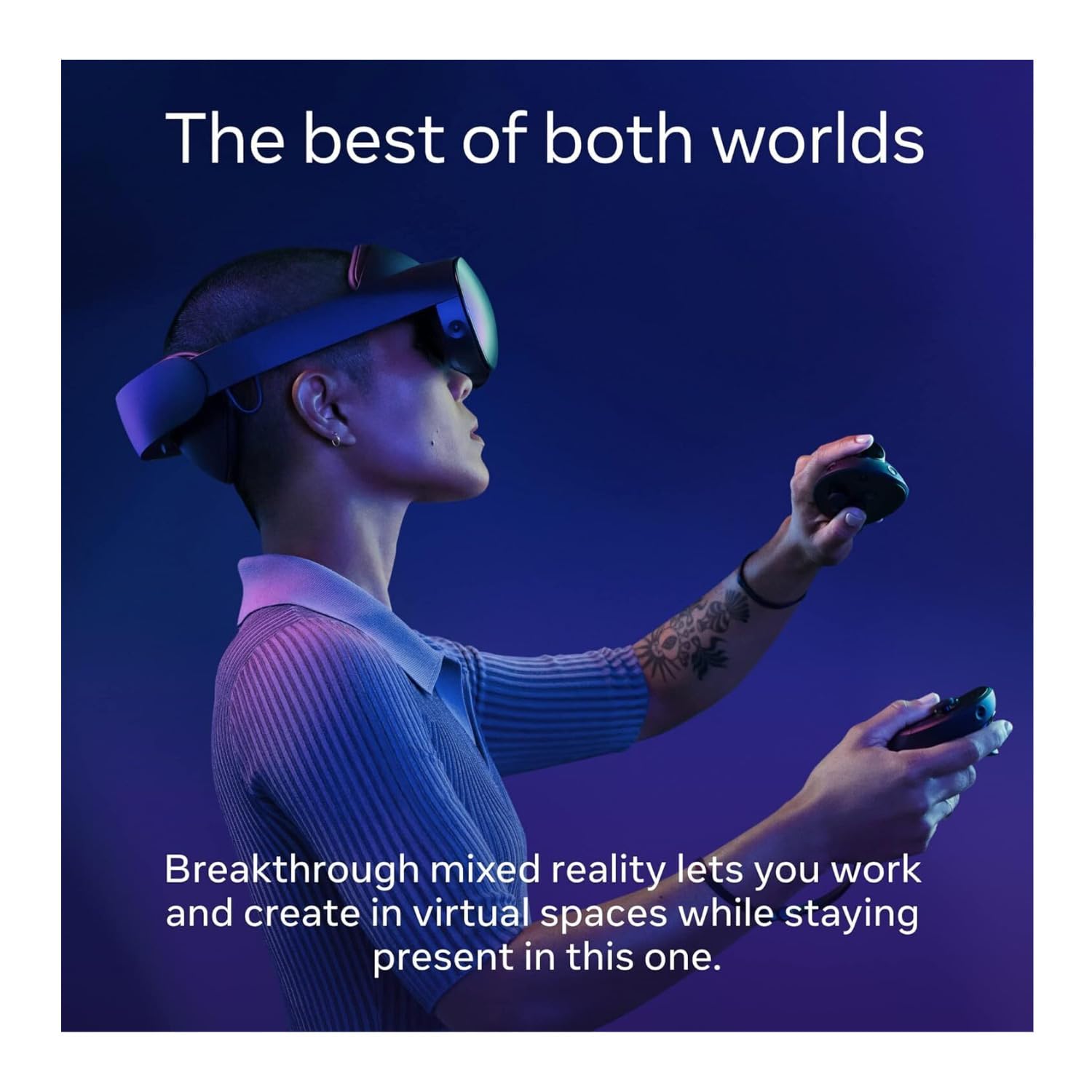 Meta Quest Pro – Next-Gen Virtual Reality Headset with Full Accessory Kit